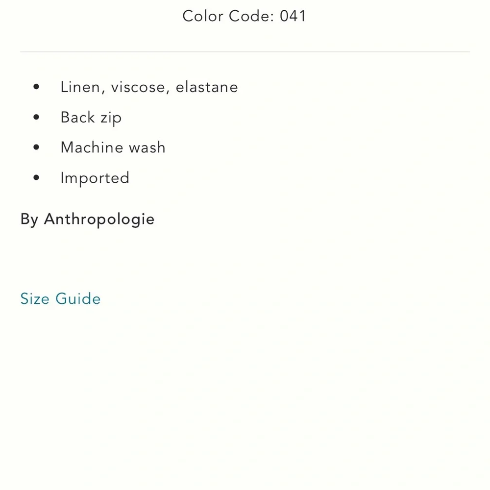 *By Anthropologie Linen Extended Waist Pants - Picture 5 of 5